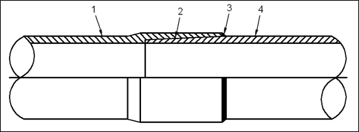 Adhesive bonded joint sketch